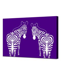 Zebra Zenitude picture on canvas